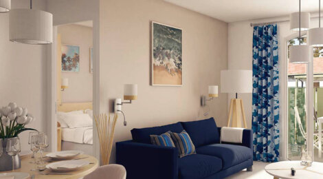 Programme immobilier neuf Bleu Canopée - Mimizan Plage : Appartements T2–T4 avec terrasses, parking sécurisé et proximité océan (40200) - Référence : 14798