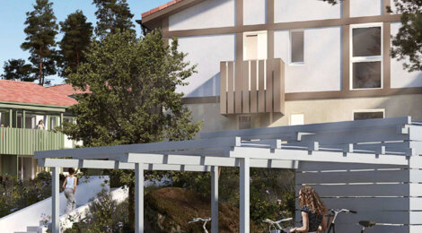 Programme immobilier neuf Bleu Canopée - Mimizan Plage : Appartements T2–T4 avec terrasses, parking sécurisé et proximité océan (40200) - Référence : 14798