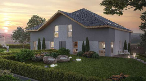 Programme immobilier neuf LES CARRÉS FLOW - Minversheim : Maisons T4–T5 avec jardins privatifs et vue sur les vergers à 10 minutes de Brumath (67270) - Référence : 2270