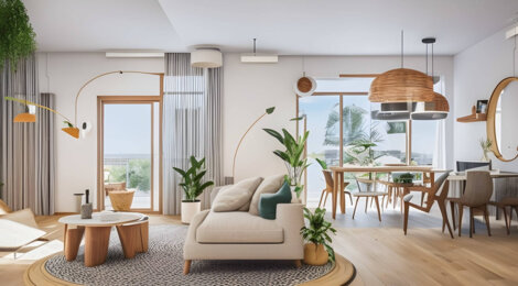 Programme immobilier neuf COEUR DE VILLE - Mions : appartements neufs T2–T4 à 2 min de la Halle du marché (69780) - Référence : 9526