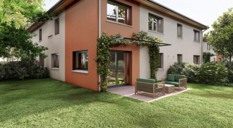 Programme immobilier neuf LES CARRES D'A COTE - Mions, maison duplex proche du cœur de ville (69780) - Référence : 17358