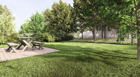 Programme immobilier neuf LES CARRES D'A COTE - Mions, maison duplex proche du cœur de ville (69780) - Référence : 17358