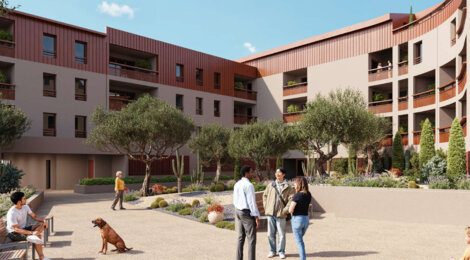 Programme immobilier neuf Résidence Marjorelle - Miramas résidence contemporaine à deux pas du centre ville (13140) - Référence : 14033