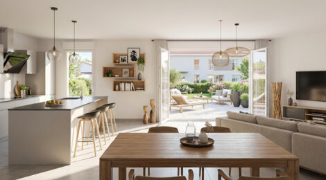 Programme immobilier neuf COTE HENRIETTES - Misérieux centre aux portes de Lyon en 35 min (01600) - Référence : 13827