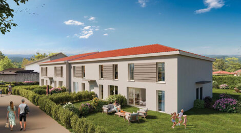Programme immobilier neuf COTE HENRIETTES - Misérieux centre aux portes de Lyon en 35 min (01600) - Référence : 13827