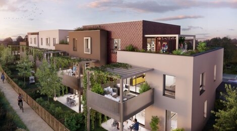 Programme immobilier neuf Les villas des Sources -  Mittelhausbergen : appartements neufs du 2 au 5 pièces en cœur de village (67206) - Référence : 8243