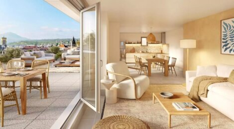 Programme immobilier neuf Le Licio - Moirans : appartements neufs du 2 au 5 pièces en centre village (38430) - Référence : 15399