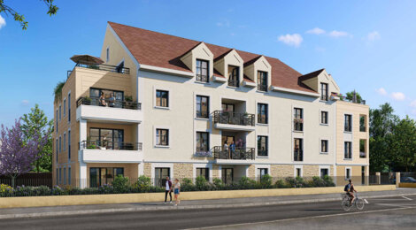 Programme immobilier neuf Le Domaine du Parc - Appartements - Moisselles proche centre ville (95570) - Référence : 8161