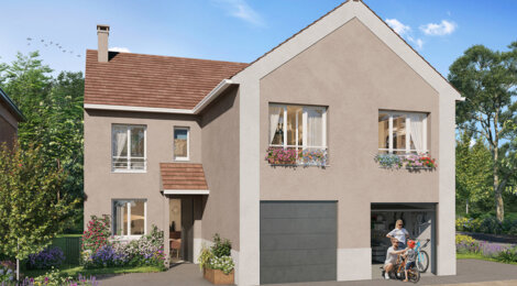 Programme immobilier neuf Le Domaine du Parc - Appartements - Moisselles proche centre ville (95570) - Référence : 8161