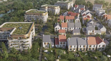 Programme immobilier neuf MYCELIUM - Moissy-Cramayel : Appartements T2–T4 avec terrasses, parking sécurisé et proximité écoquartier (77550) - Référence : 7014