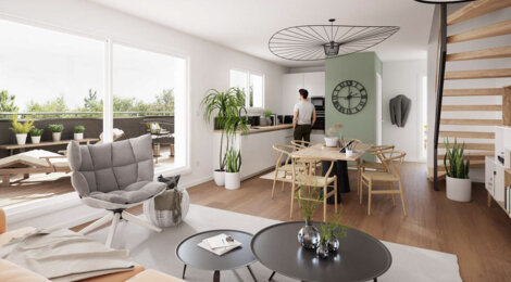 Programme immobilier neuf LES DUOS DE NYSA - Mommenheim à proximité de la gare (67670) - Référence : 12755