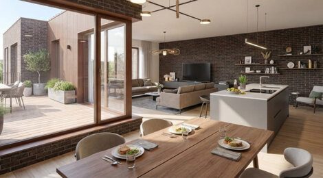 Programme immobilier neuf WINDOOW - Mons-en-Barœul à proximité à pied de Lille (59370) - Référence : 15731