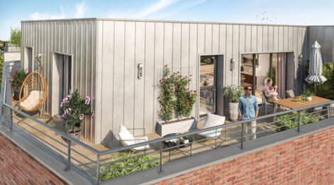 Programme immobilier neuf Green Hope - Mons-en-Barœul : Appartements T2–T5 avec loggias, parquet stratifié et proximité parc du Barœul (59370) - Référence : 14469