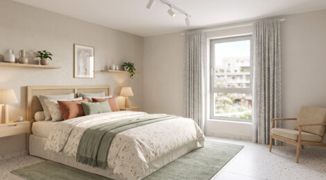 Programme immobilier neuf Green Hope - Mons-en-Barœul : Appartements T2–T5 avec loggias, parquet stratifié et proximité parc du Barœul (59370) - Référence : 14469