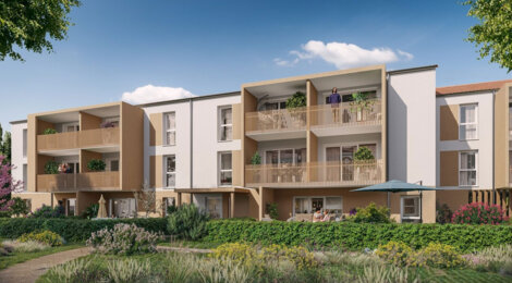 Programme immobilier neuf CONNEXION - Mont-de-Marsan aux portes du centre-ville (40000) - Référence : 15482