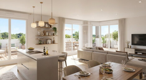 Programme immobilier neuf INSPIRATION PHASE 2 - Mont-de-Marsan résidence verdoyante proche gare et commerces (40000) - Référence : 17854