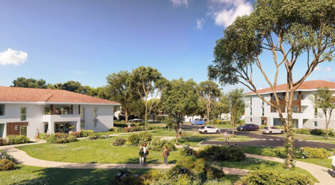 Programme immobilier neuf INSPIRATION PHASE 2 - Mont-de-Marsan résidence verdoyante proche gare et commerces (40000) - Référence : 17854