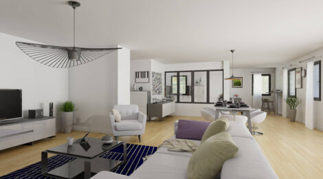 Programme immobilier neuf Parc Bellevue - Mont-Saint-Aignan : 18 appartements et maison neuve avec vues sur Rouen, jardin arboré (76130) - Référence : 15654