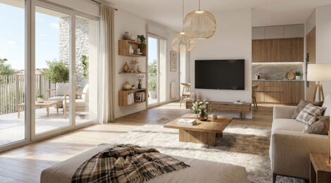 Programme immobilier neuf COEUR DE VILLAGE - Montagny environnement calme à deux pas du centre et de Lyon (69700) - Référence : 17612