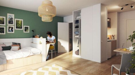 Programme immobilier neuf STUDENTLY MONTAUBAN - Montauban : 102 logements étudiants éligibles LMNP, à deux pas du Tarn et de la gare TGV (82000) - Référence : 17471