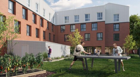 Programme immobilier neuf STUDENTLY MONTAUBAN - Montauban : 102 logements étudiants éligibles LMNP, à deux pas du Tarn et de la gare TGV (82000) - Référence : 17471
