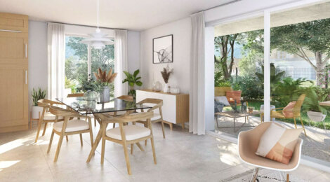 Programme immobilier neuf Les Azurés - Montbonnot Saint Martin appartements avec vues sur Belledonne (38330) - Référence : 17555