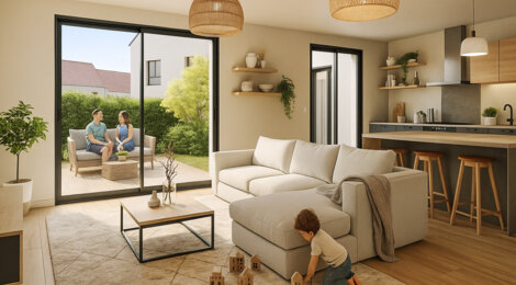 Programme immobilier neuf DOMAINE DE LA PLAINE - Montesson, maisons  neuves proches du centre-ville (78360) - Référence : 16341