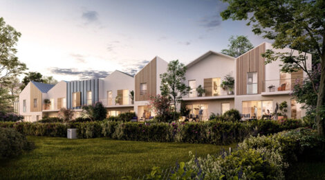 Programme immobilier neuf L'ORÉE DU BOIS - Montévrain : Appartements T2–T5 avec balcons, terrasses et jardins proche du Bois de Chigny (77144) - Référence : 14189