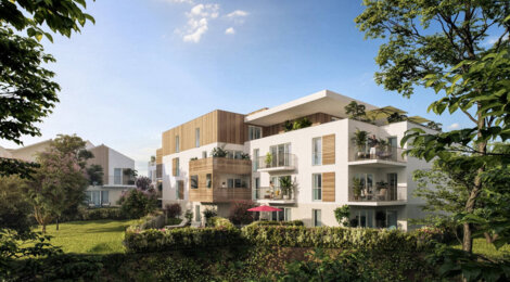 Programme immobilier neuf L'ORÉE DU BOIS - Montévrain : Appartements T2–T5 avec balcons, terrasses et jardins proche du Bois de Chigny (77144) - Référence : 14189
