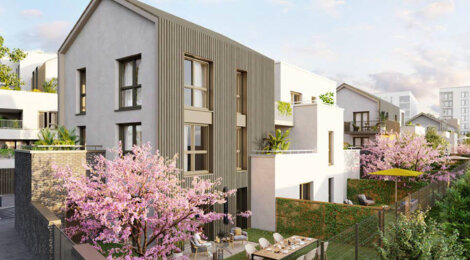 Programme immobilier neuf LE DOMAINE DES CERISIERS - Montigny-lès-Cormeilles : appartements neufs du 2 au 5 pièces à quelques pas de la gare (95370) - Référence : 15118