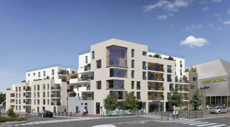 Programme immobilier neuf Les Terrasses - Coeur de ville - Montigny-lès-Cormeilles : appartements neufs du 2 au 5 pièces en cœur de ville (95370) - Référence : 7690
