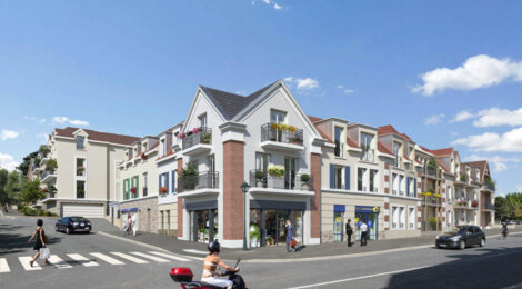 Programme immobilier neuf Les Hauts du Chateau - Montigny-lès-Cormeilles : Appartements T2–T4 avec terrasses, jardins privatifs et proximité cœur du village (95370) - Référence : 14719