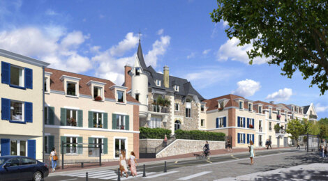 Programme immobilier neuf Les Hauts du Chateau - Montigny-lès-Cormeilles : Appartements T2–T4 avec terrasses, jardins privatifs et proximité cœur du village (95370) - Référence : 14719