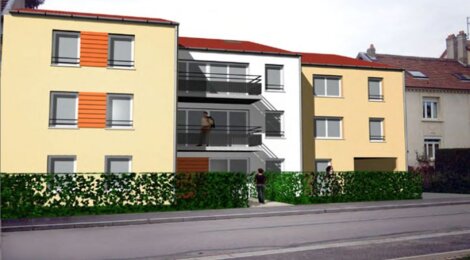 Programme immobilier neuf  - Montigny-lès-Metz : 11 appartements T2–T4 avec terrasses et garages près des commodités (57158) - Référence : 35