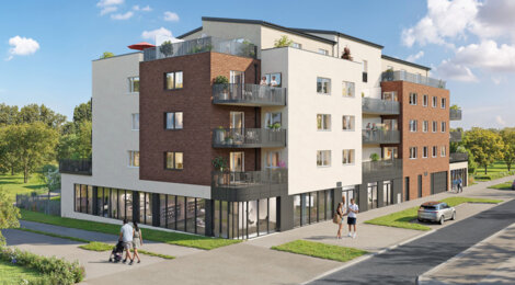 Programme immobilier neuf QUARTIER LIZE - LES TERRASSES DE LIZE - Montigny-lès-Metz résidence contemporaine à 9 min de la gare (57950) - Référence : 18046