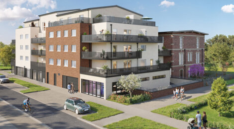 Programme immobilier neuf QUARTIER LIZE - LES TERRASSES DE LIZE - Montigny-lès-Metz résidence contemporaine à 9 min de la gare (57950) - Référence : 18046