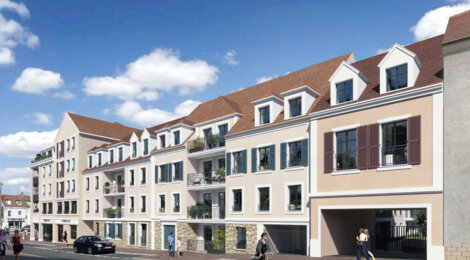 Programme immobilier neuf Closerie Coeur Village - Montlhéry : appartements neufs du studio au 4 pièces en plein cœur du village (91310) - Référence : 14976