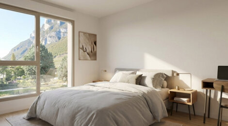 Programme immobilier neuf SURYA - Montmélian face aux massifs avec résidence moderne et parc (73800) - Référence : 17139