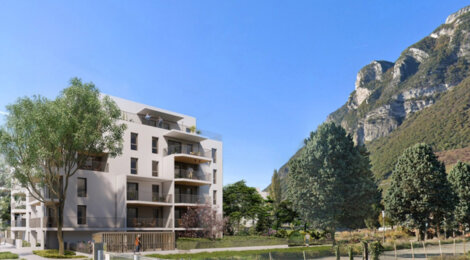 Programme immobilier neuf SURYA - Montmélian face aux massifs avec résidence moderne et parc (73800) - Référence : 17139