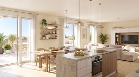 Programme immobilier neuf TOSHI - Montpellier : 20 appartements neufs 2 pièces à 5 min du tramway 2 Sabines (34000) - Référence : 15146