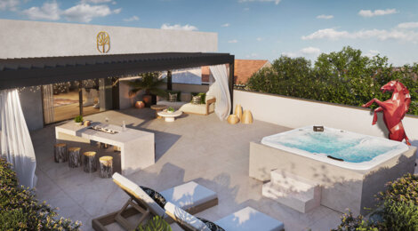 Programme immobilier neuf Villa Manon - Montpellier : 7 logements neufs T2–T5 avec villa en attique dans le quartier Boutonnet (34000) - Référence : 15757
