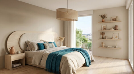 Programme immobilier neuf EVANESENS - Montpellier : 74 appartements neufs du 2 au 4 pièces en Port Marianne (34000) - Référence : 17062