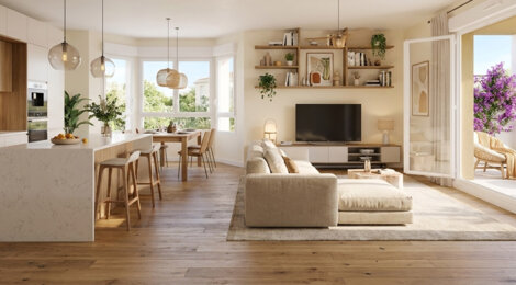 Programme immobilier neuf ALORA - Montpellier appartements avec terrasse dans le quartier Ovalie (34000) - Référence : 17491