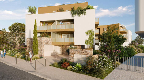 Programme immobilier neuf ALORA - Montpellier appartements avec terrasse dans le quartier Ovalie (34000) - Référence : 17491