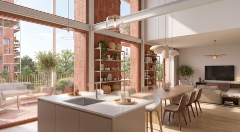 Programme immobilier neuf Terra Ocra - Montpellier appartements lumineux dans la ZAC Sud (34000) - Référence : 17956