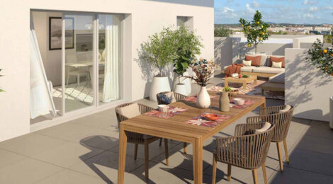 Programme immobilier neuf TIZIANO - Montpellier appartements lumineux près commerces et plages (34000) - Référence : 17479