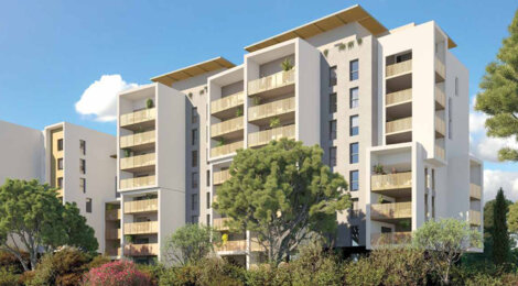 Programme immobilier neuf TIZIANO - Montpellier appartements lumineux près commerces et plages (34000) - Référence : 17479