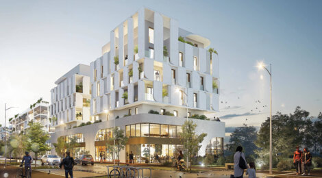 Programme immobilier neuf TRENDY -  Montpellier : appartements neufs du 2 au 4 pièces en éco-quartier Restanque (34000) - Référence : 14894