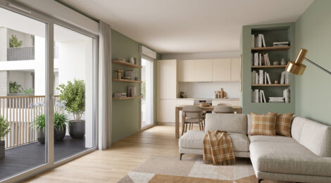Programme immobilier neuf Place des Beaux-Arts - Montpellier : appartements neufs du 2 au 4 pièces en quartier des Beaux-Arts (34000) - Référence : 14962