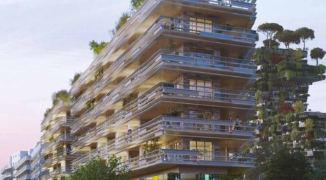 Programme immobilier neuf CASA PEIRA - Montpellier : appartements neufs du studio au 5 pièces au pied du parc de l’hôtel de ville (34000) - Référence : 15142
